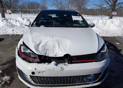 2015 Volkswagen Golf Gti 2.0T Se 4-Door из США, поврежденный, VIN 3VW4T7AU6FM048236